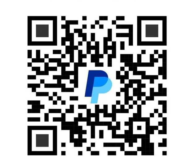 PayPal QR code — scan to send $100 deposit